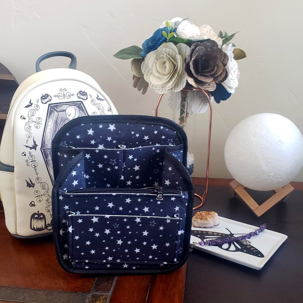 Jansport Black Stars Backpack Organizer Insert Caddy